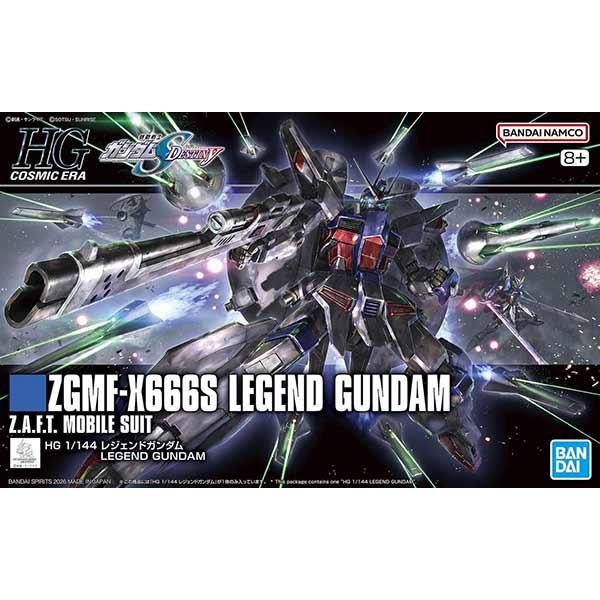 バンダイ 1/144 HG 263 ZGMF-X666S レジェンドガンダム : ホビープラザ