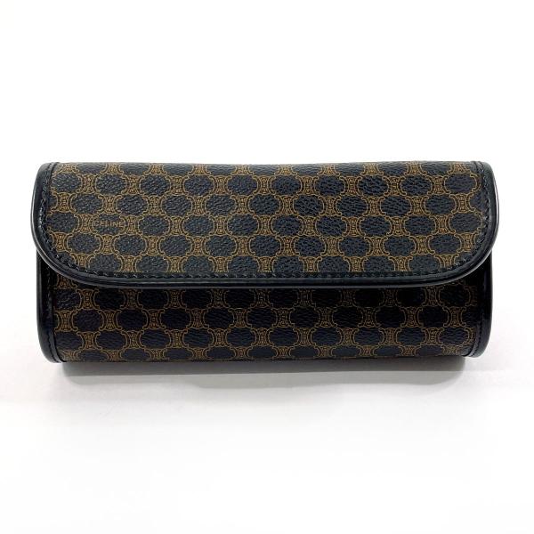 CELINE（セリーヌ） ポーチ 小物入れ マルチケース マカダム柄 PVC