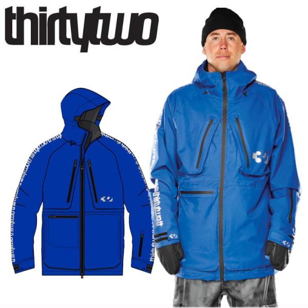 thirtytwo（サーティーツー） THIRTYTWO TM JKT カラー:SNORKEL BLUE