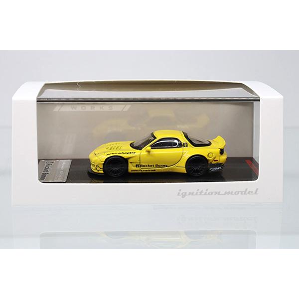 ignition model 1410 Rocket Bunny RX-7 (FD3S) Yellow ロケットバニー