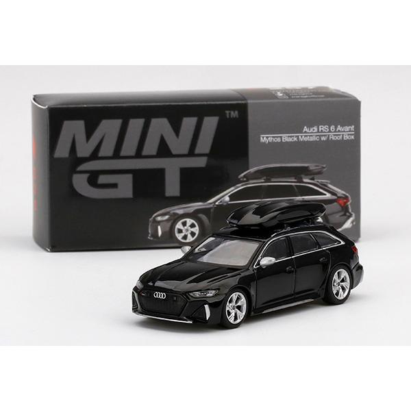 MINI GT MGT00257-L アウディ RS 6 アバント ミトスブラックメタリック