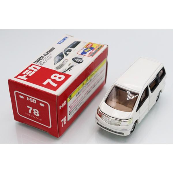 トミカ赤箱 78 トヨタ アルファード ※TOMY青ロゴ : ミニカーショップ