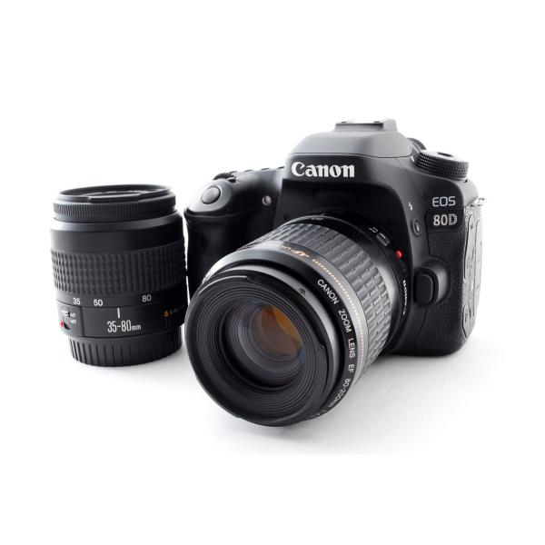 キヤノン（Canon） Canon EOS 80D ダブルズームセット バリアングル