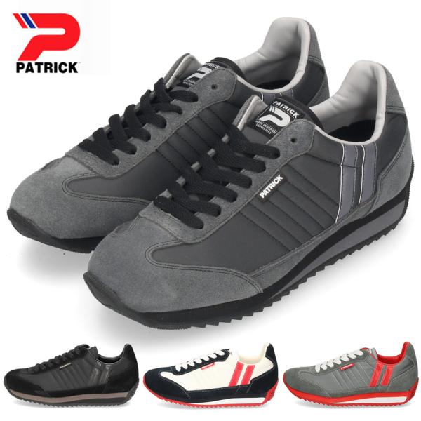 PATRICK（パトリック） スニーカー マラソン 黒 白 メンズ レディース