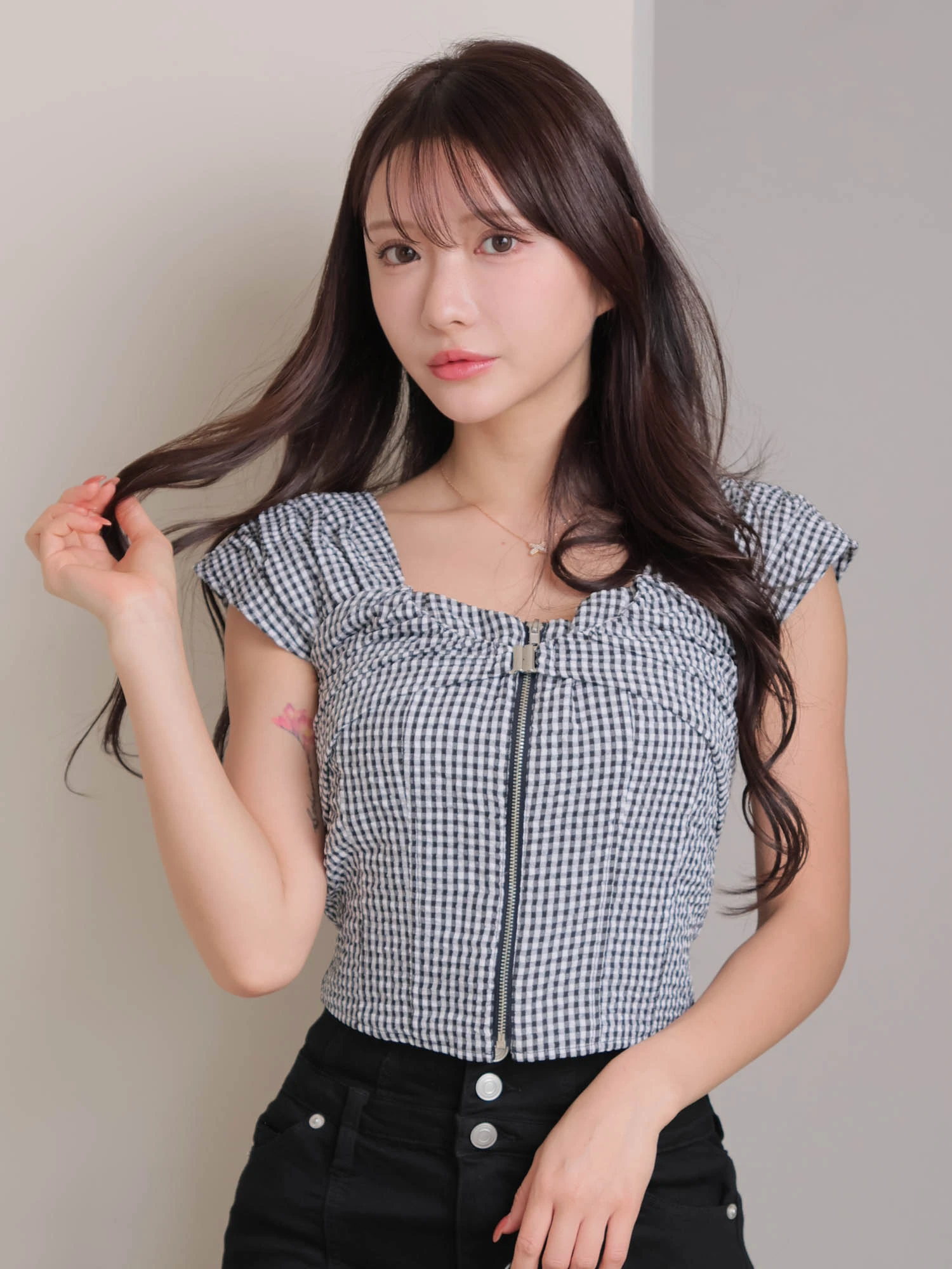 LIP SERVICE（リップサービス）｜ レイヤードコルセットブラウス