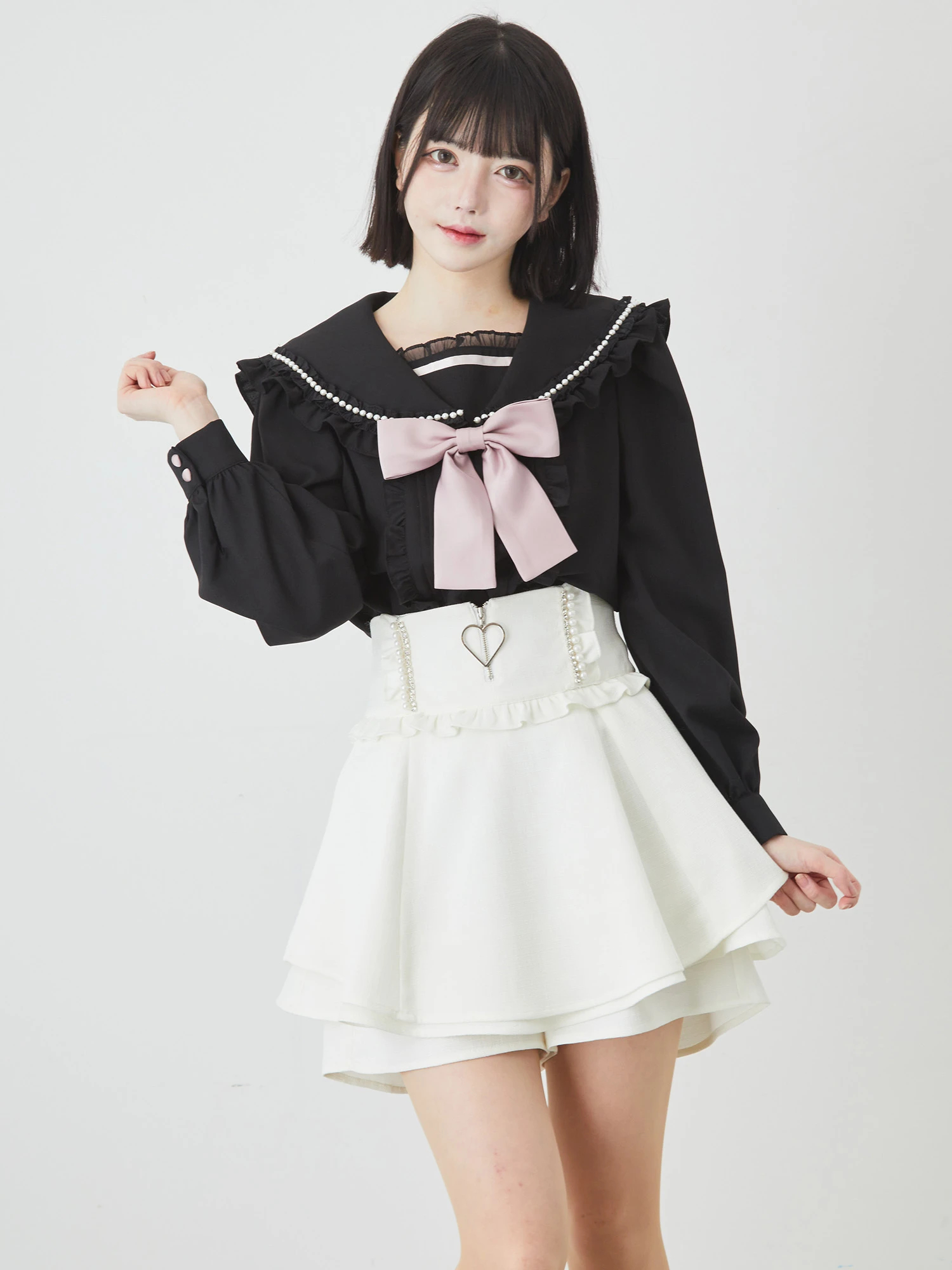 フロントZIPスカパン - Ank Rouge(アンクルージュ)のショートパンツ