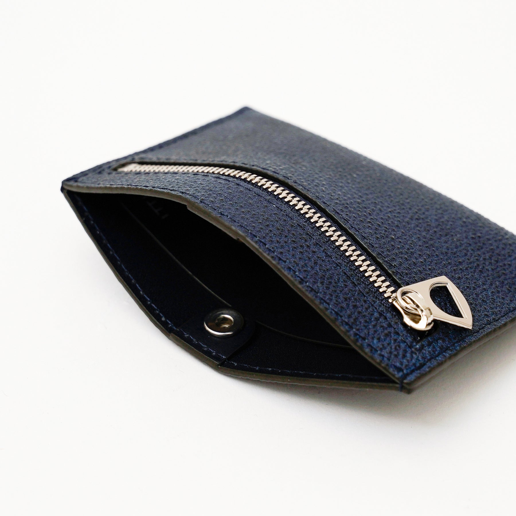 CRISTY SMART CARD WLT / AIZAN｜藍染×漆仕上げの希少革ミニ財布｜ITTI