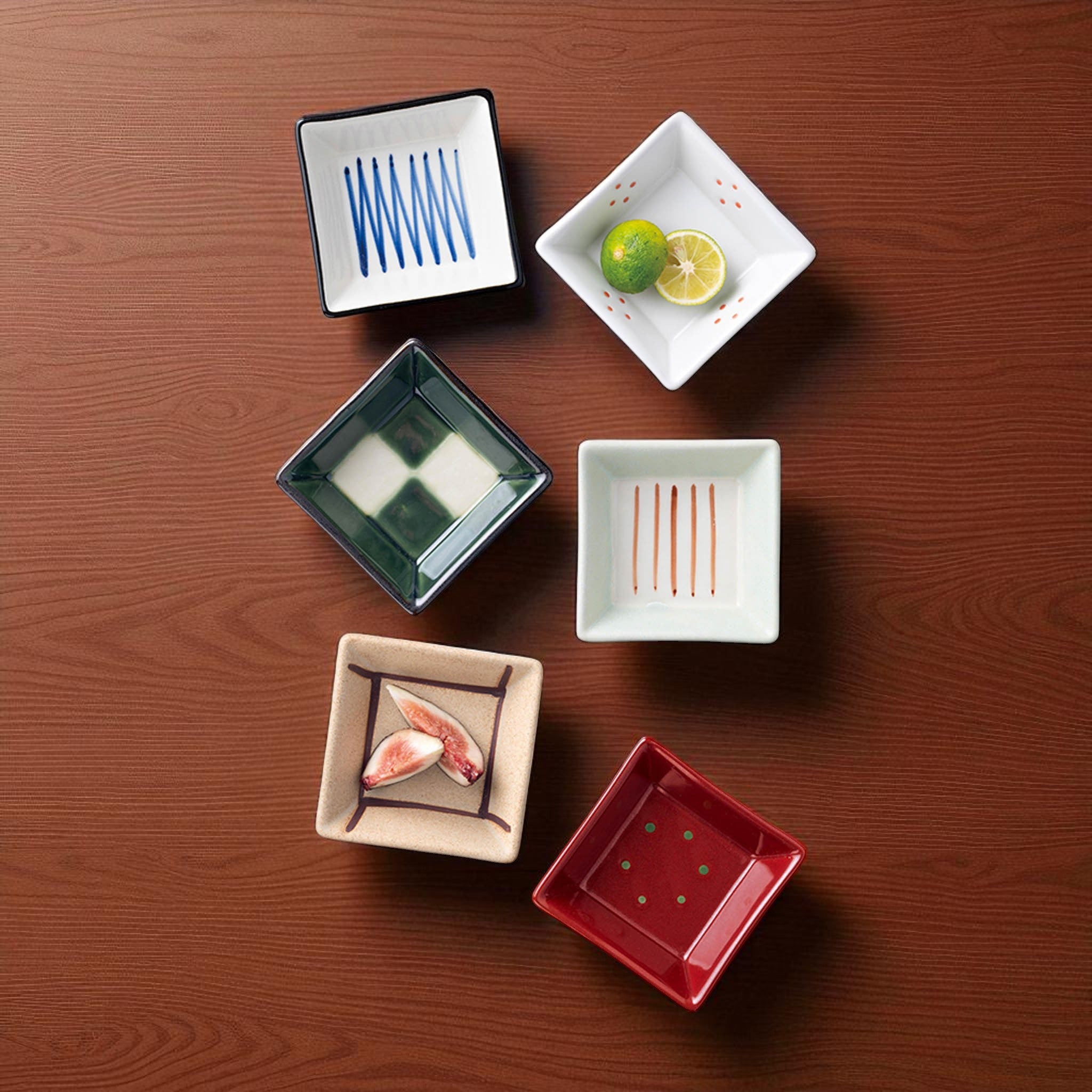 美濃焼 小鉢揃 | 仁峰 | 和膳六客 | 九谷屋