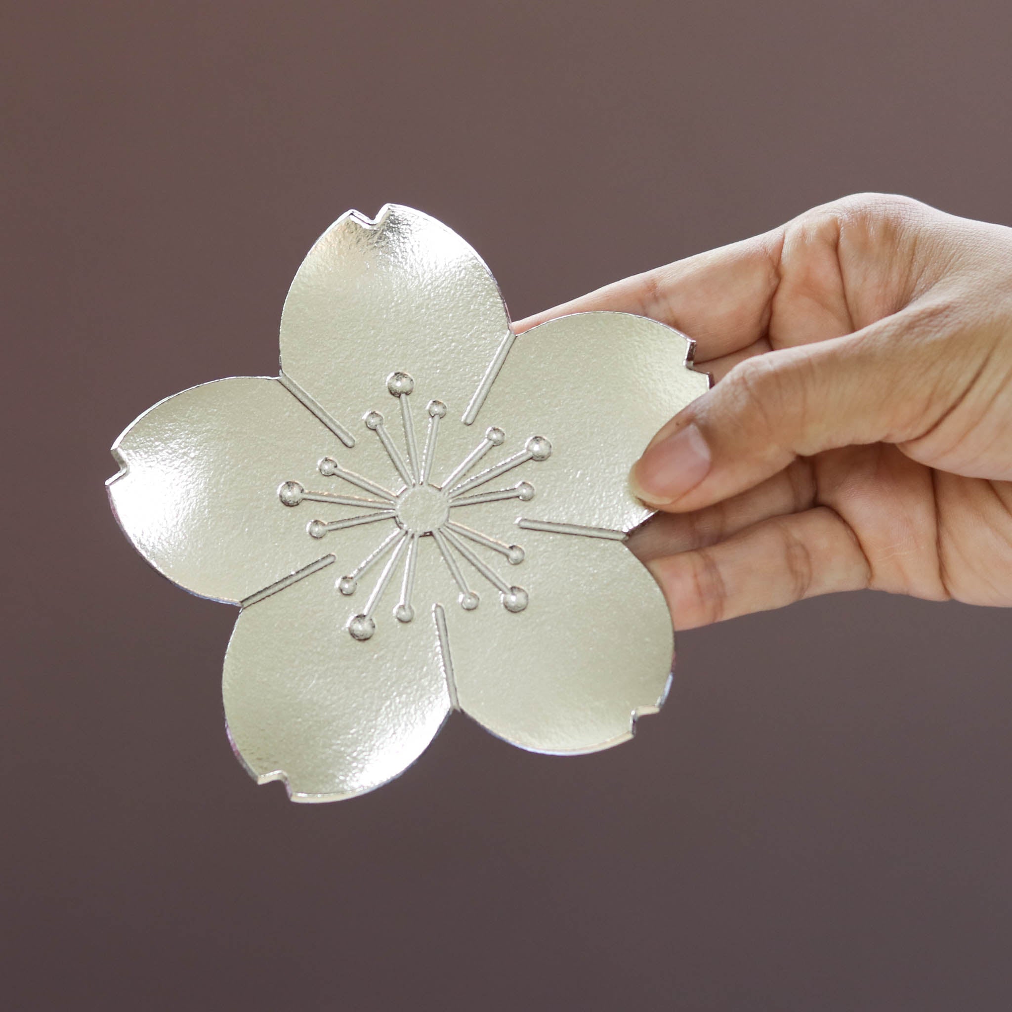 錫器 トレー | フラワートレー | 桜 | 能作