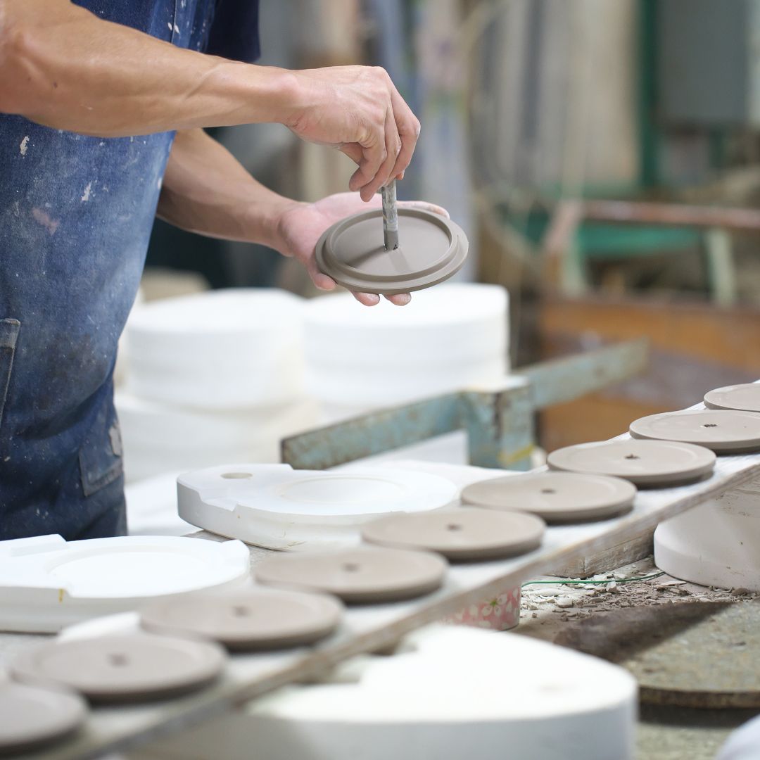 美濃焼 時計 | 掛時計 GLAZED CLOCK | メタル釉 Z-04 | SUGY