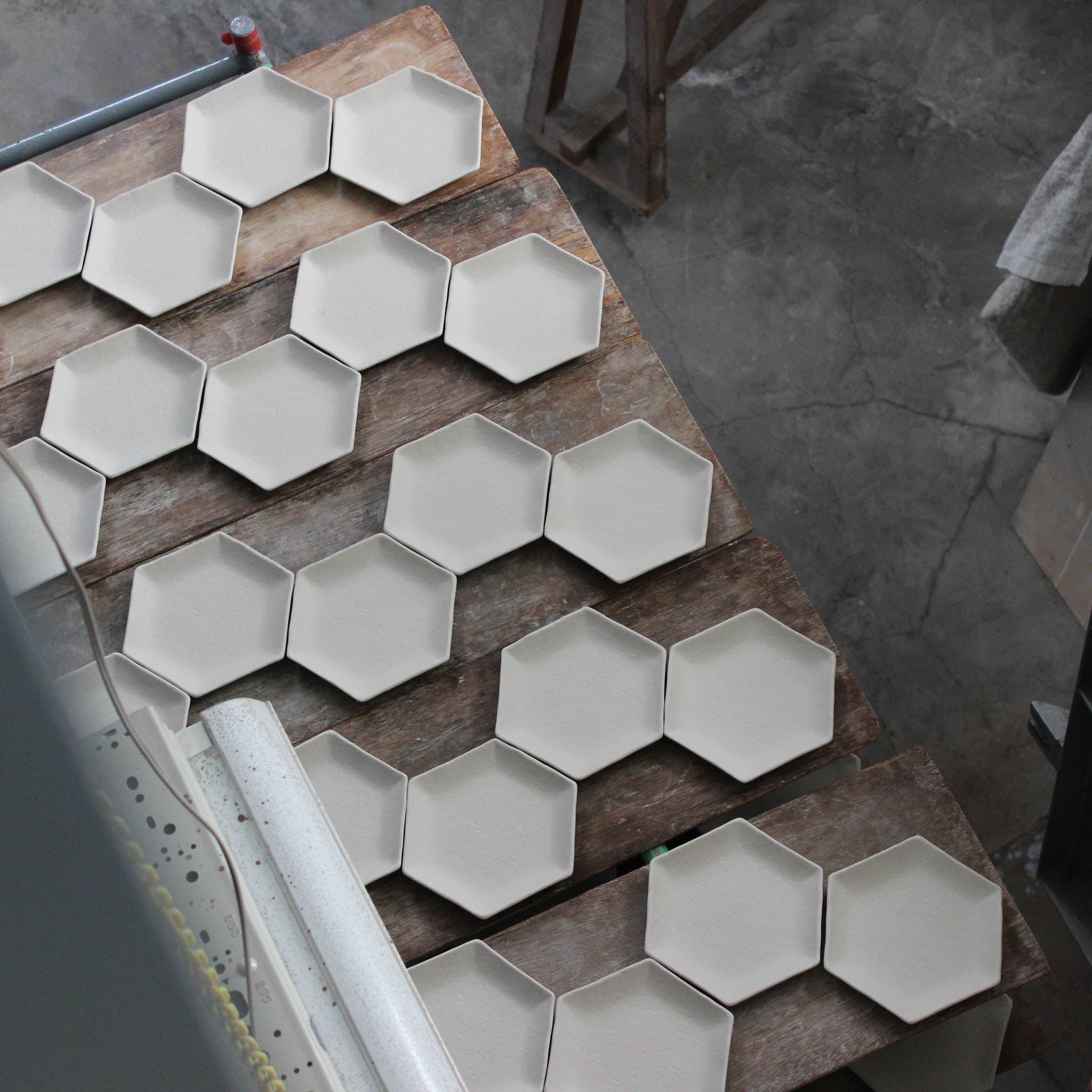 瀬戸焼 豆皿 | 六角豆皿5枚セット | なごやか | m.m.d.