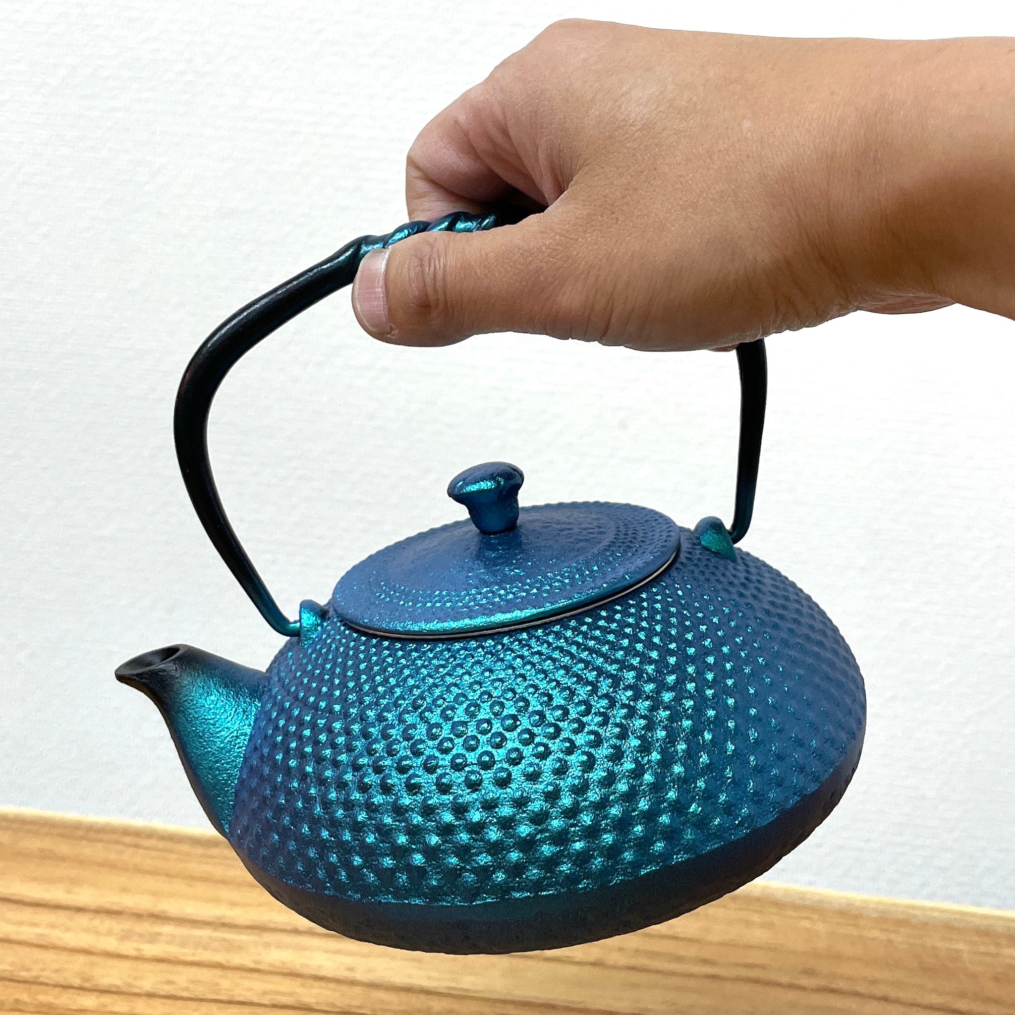 南部鉄器 小鉄瓶 急須 | アラレ 0.5L | 翠 | 及富