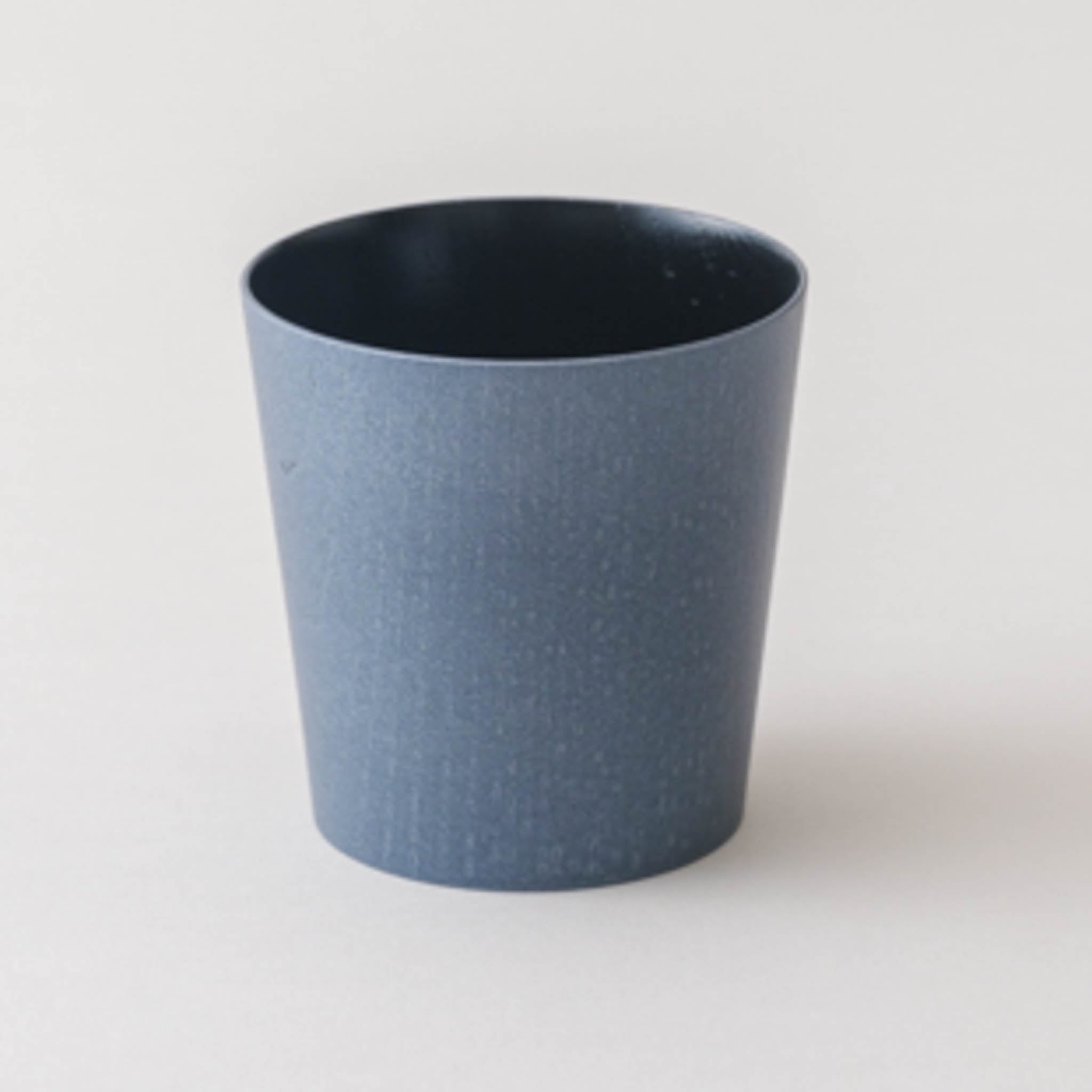 山中漆器 お椀 | うつろいカップ | クールブラック 黒摺 | 浅田漆器工芸