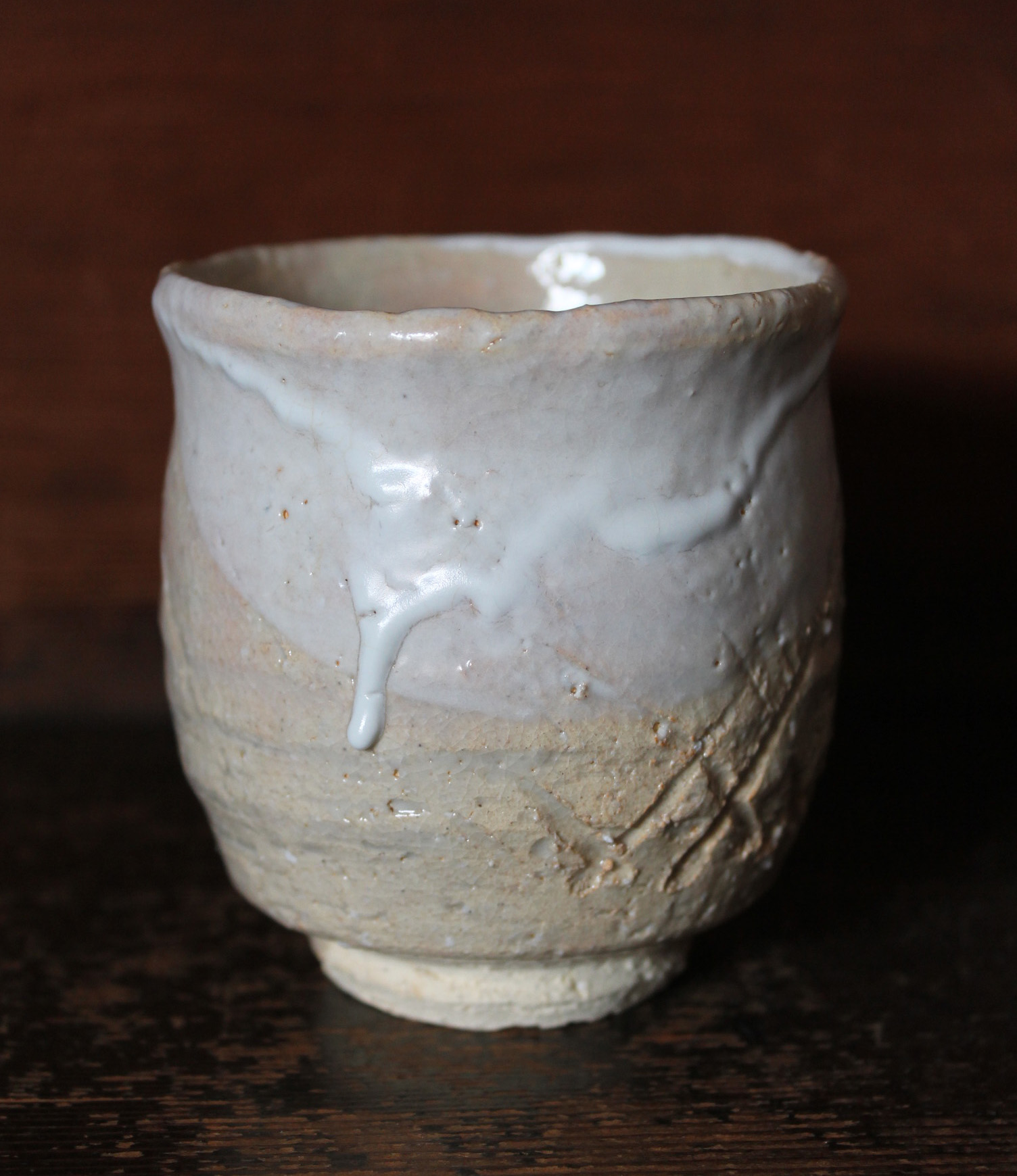 Hagi Yunomi by Miwa Kyusetsu (Kyuwa) X | Robert Yellin Yakimono