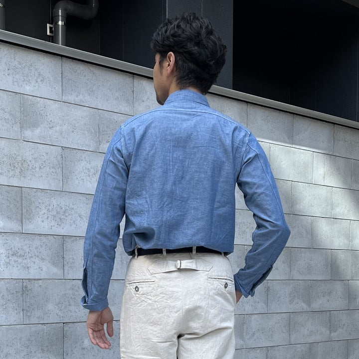 JELADO Smoker Shirt Indigo Chambray [JP94112]