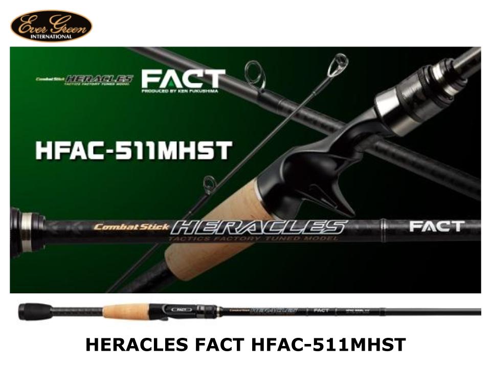 Evergreen Heracles Fact Solid Tip Baitcasting HFAC-511MHST – JDM