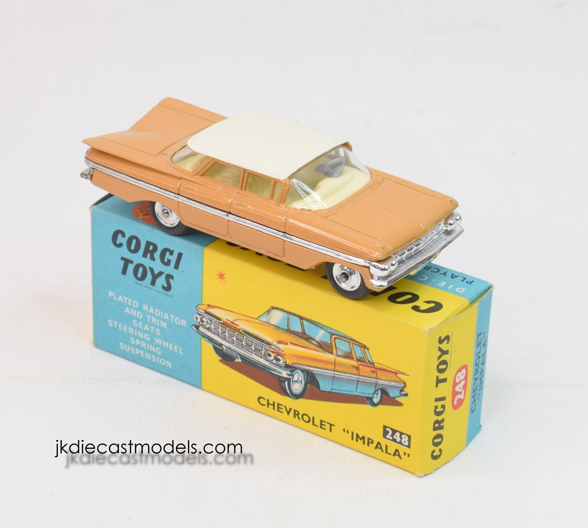 Corgi Toys 248 Chevrolet Impala Virtually Mint/Lovely box – JK DIE