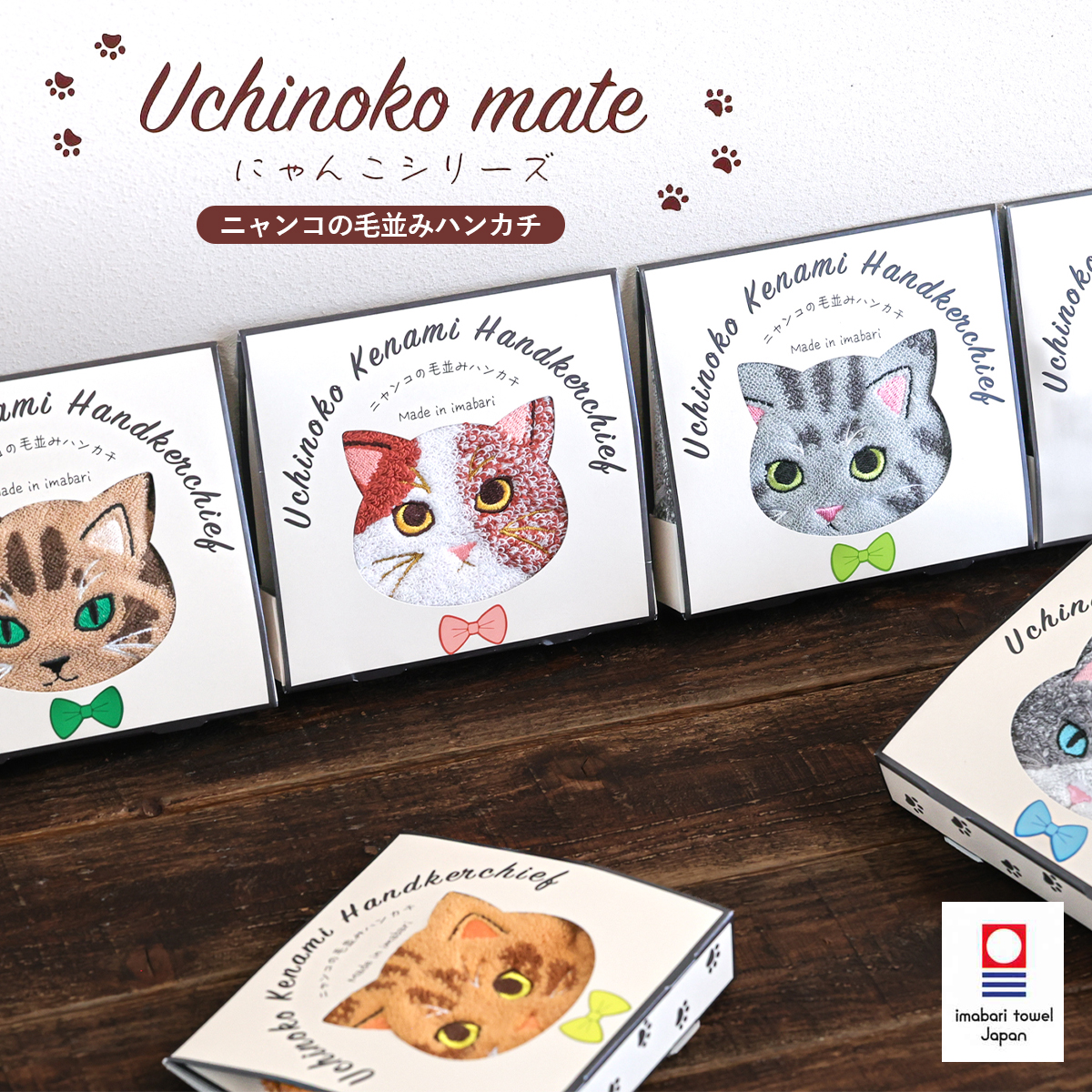 雑貨卸、雑貨仕入れ（【Uchinoko mate】にゃんこシリーズ 毛並み
