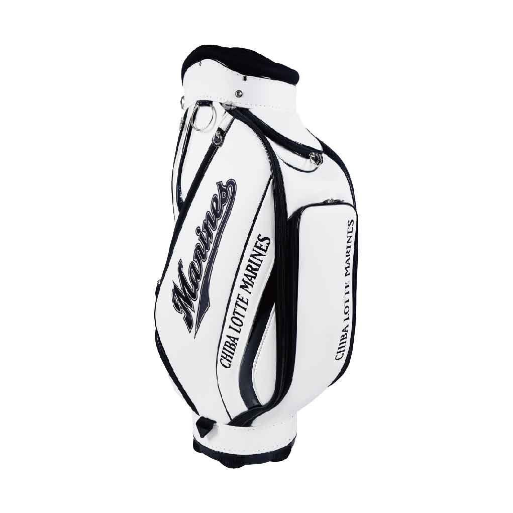 NEW 千葉ロッテマリーンズ キャディバッグ｜レザックス