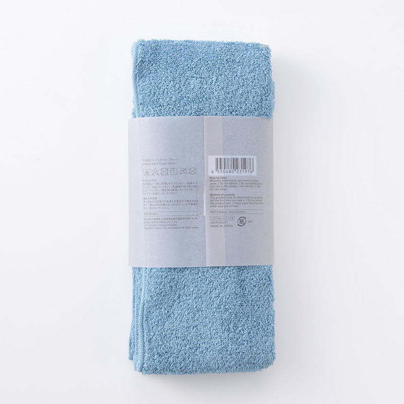 今治産フェイスタオル（ブルー） - 100均 通販 ダイソーネットストア