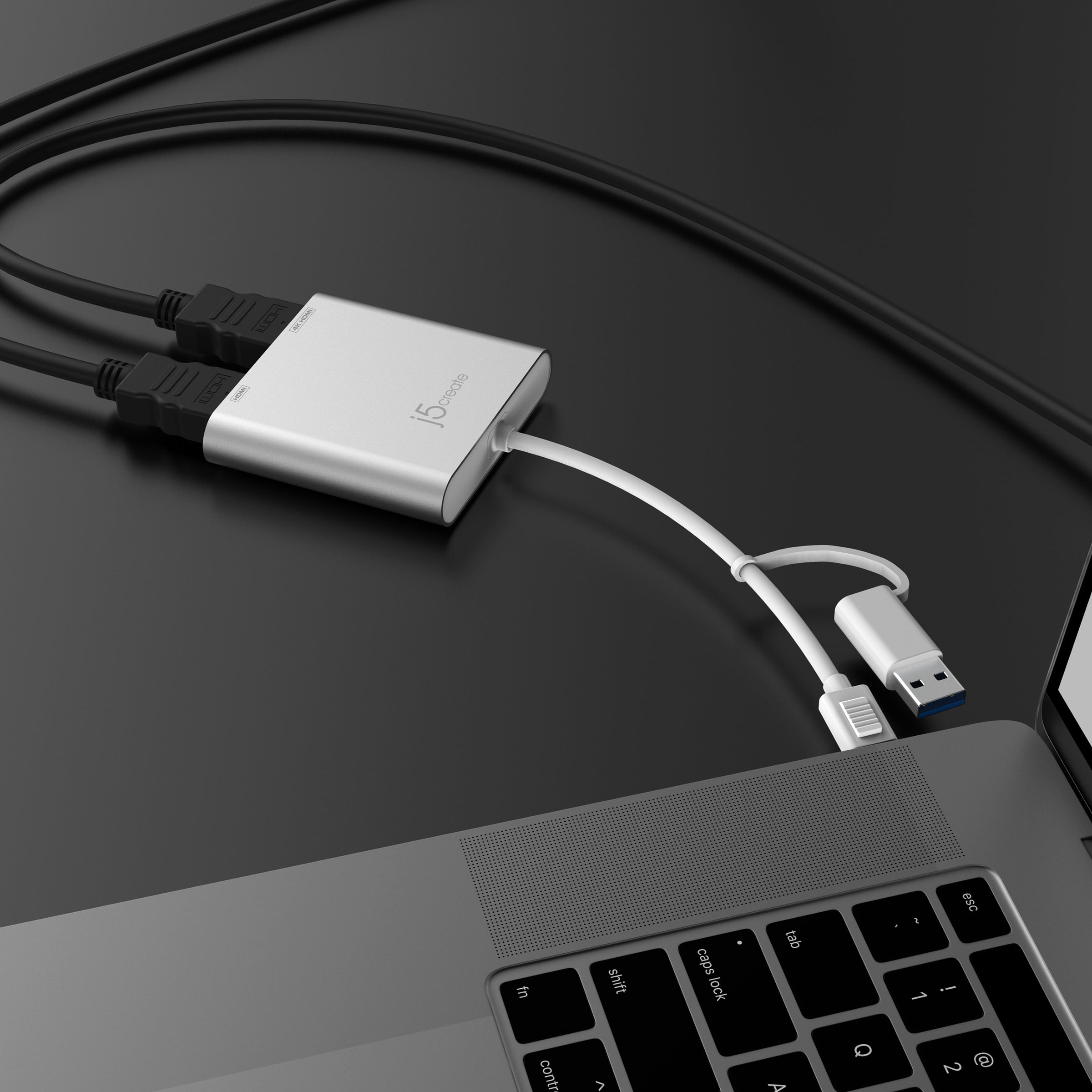 JCA365 USB-C デュアルHDMI変換アダプター (M1/M2/M3/M4対応) – new-jp