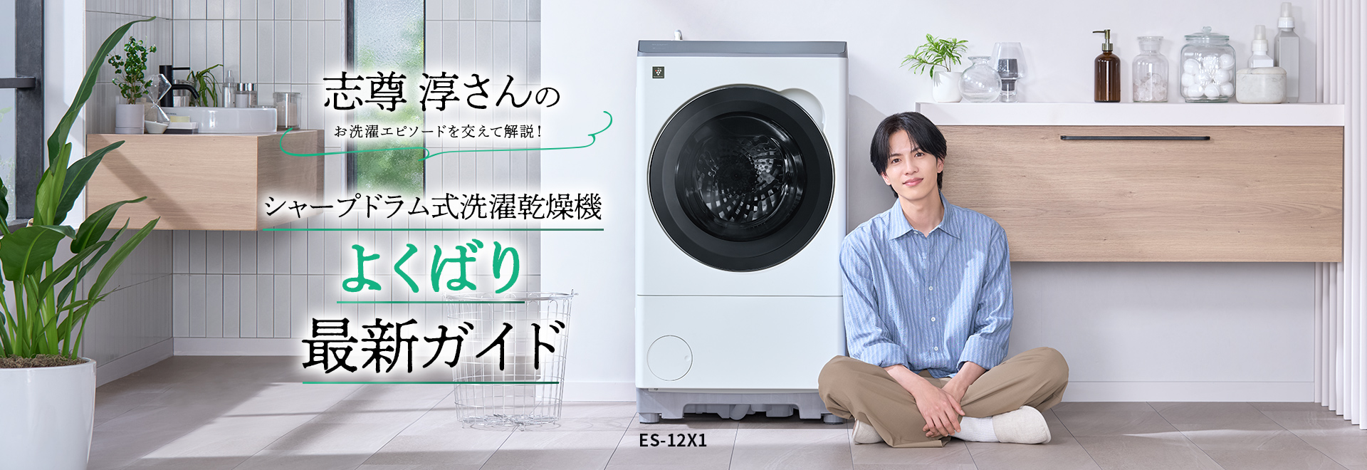 洗濯機：シャープ