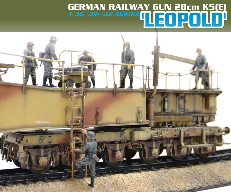 German Railway Gun 28cm K5(E) 'Leopold' Dragon 6200