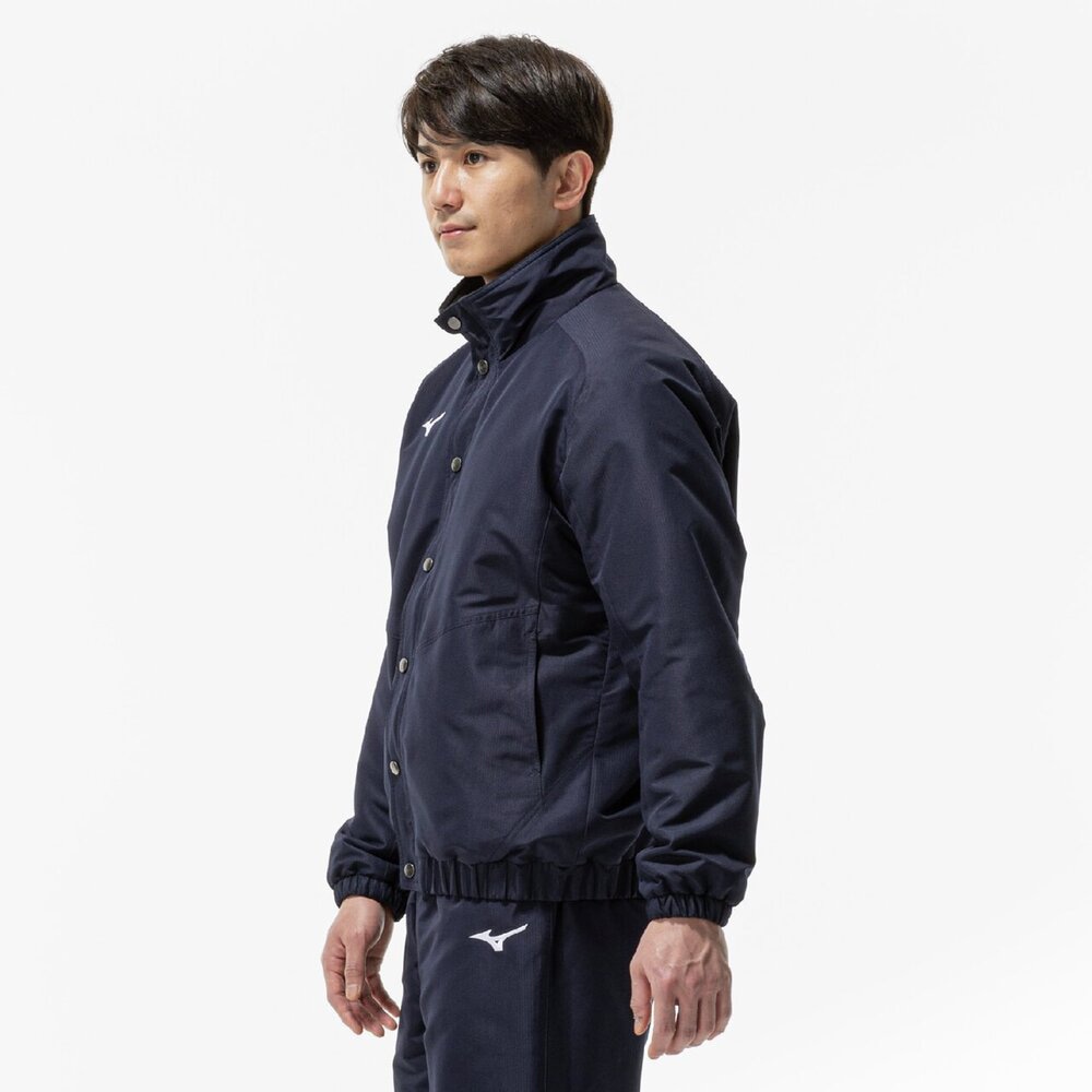 吸湿発熱】ブレスサーモ中綿ウォーマージャケット|32MEC551|ミズノ