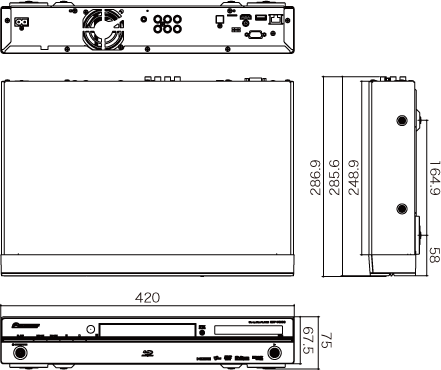 仕様｜ブルーレイプレーヤーBDP-V6000｜パイオニア株式会社