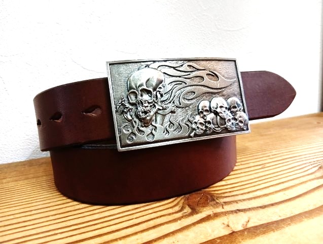 JUN COMPANYオリジナルデザイントップバックル 【餓者髑髏】 JC-005