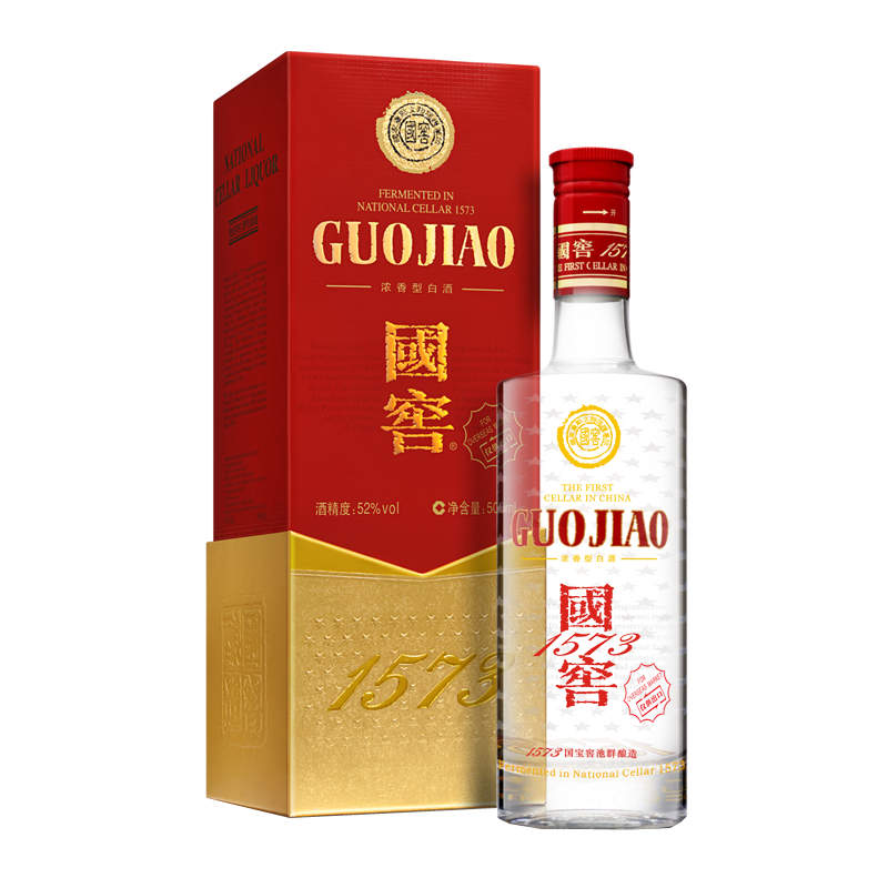 GuoJiao 1573 52% 500ml - Just Liquor Cellars