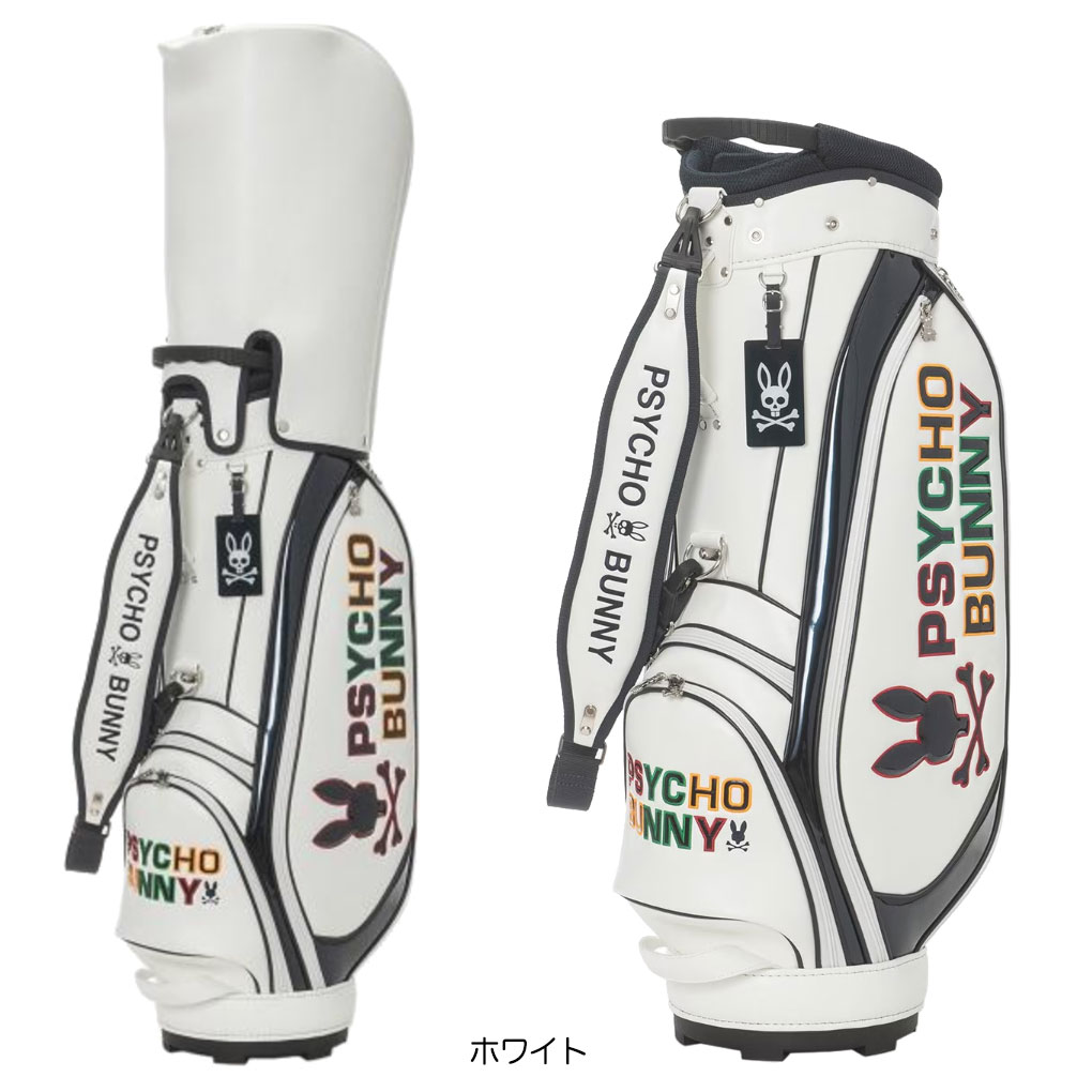 サイコバニー Psycho Bunny LOGOART キャディバッグ 9.0型 PBMG5FC4 46
