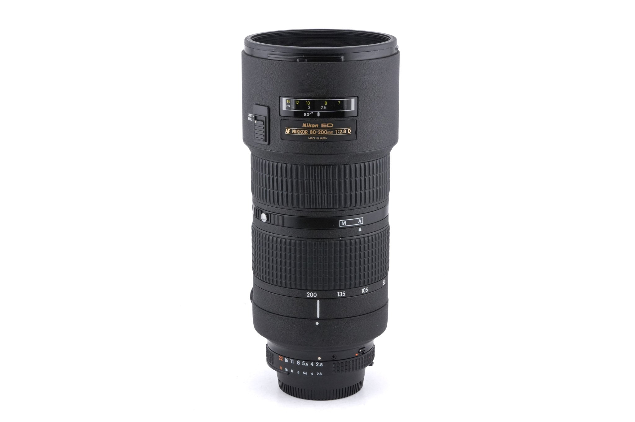 Nikon 80-200mm f2.8 AF Nikkor D ED (Second Version) - Lens