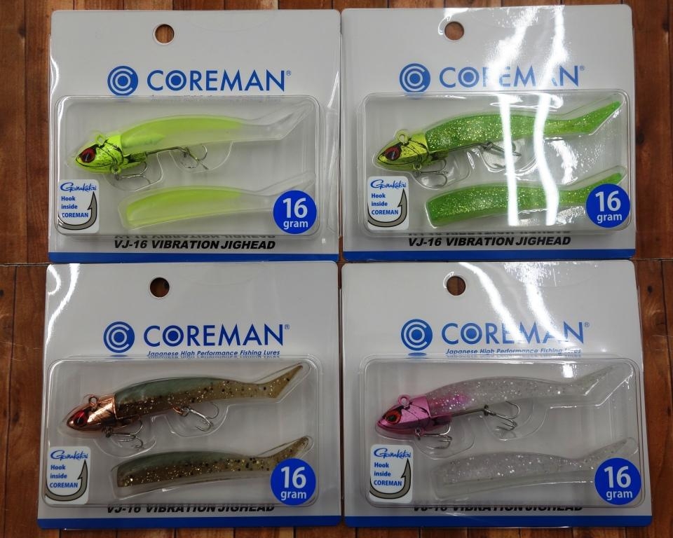 コアマン 新色「VJ-16」「アルカリシャッド」入荷！！ | かめや釣具
