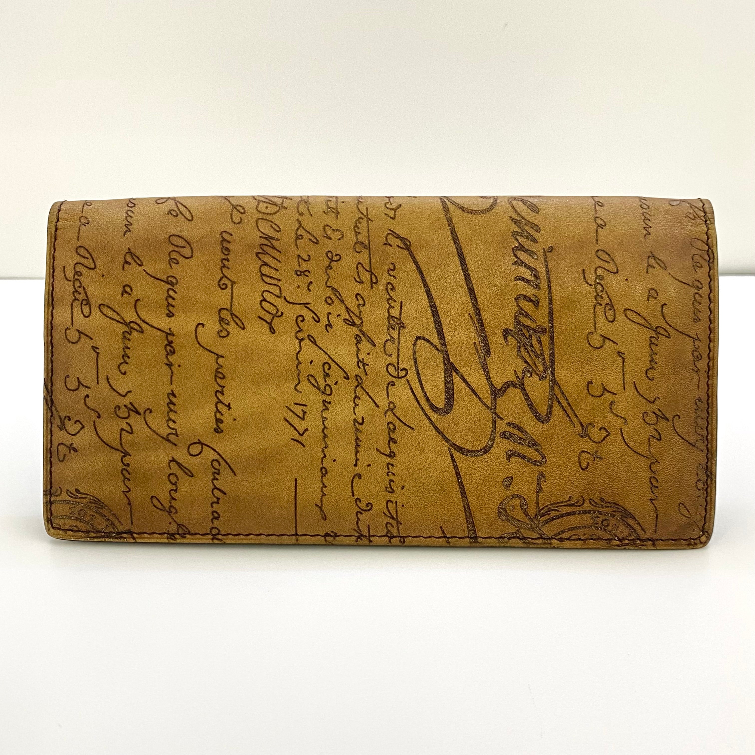 送料無料】Berluti（ベルルッティ）スクリットレザー カリグラフィー