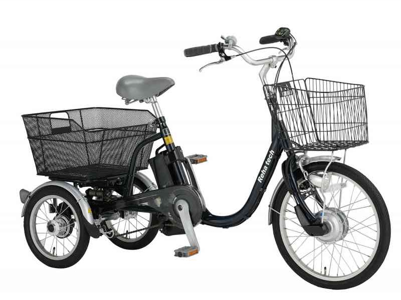 フランスベッド、マットレス技術を活かした電動アシスト三輪自転車