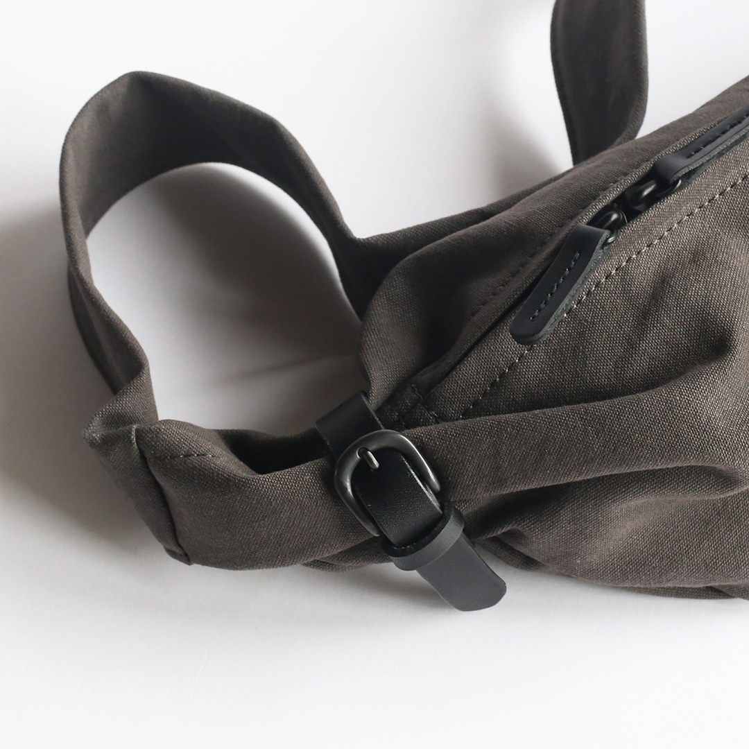 備長炭染め帆布ボディバッグミニ | 香久山鞄