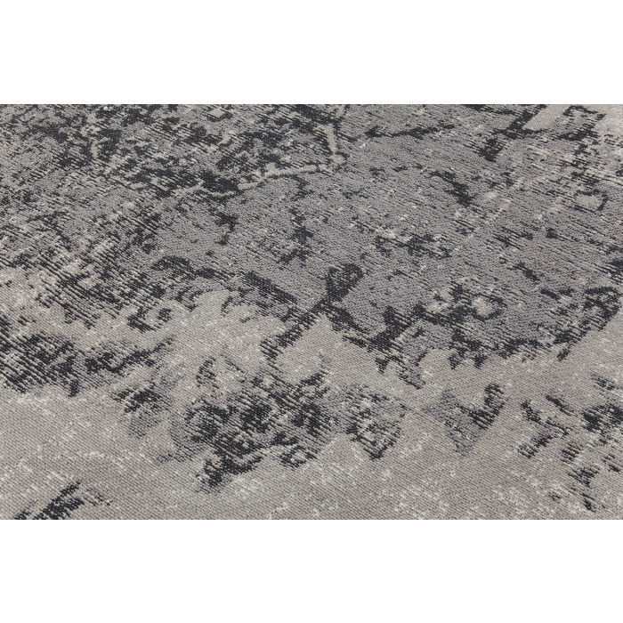 廃番】KARE / カレ｜200x140cm｜アブストラクトラグ｜グレーライン