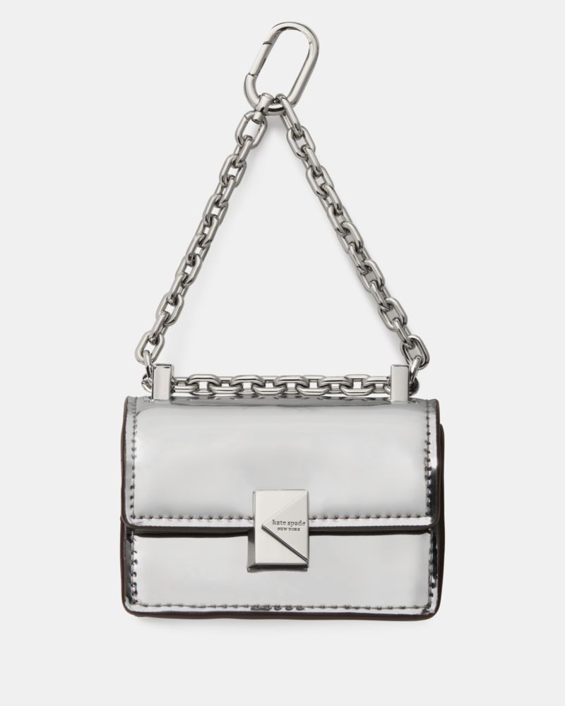 チャームド メタリック ナノ デコ バッグ チャーム | キーホルダー