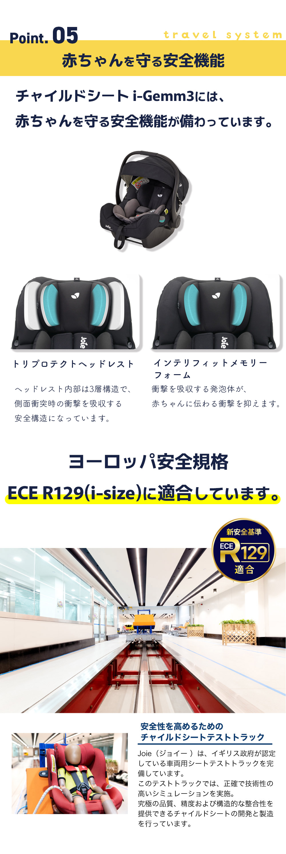 Joie トラベルシステム 瞬間2秒でおりたたみ！ 3輪ベビーカー『ライト