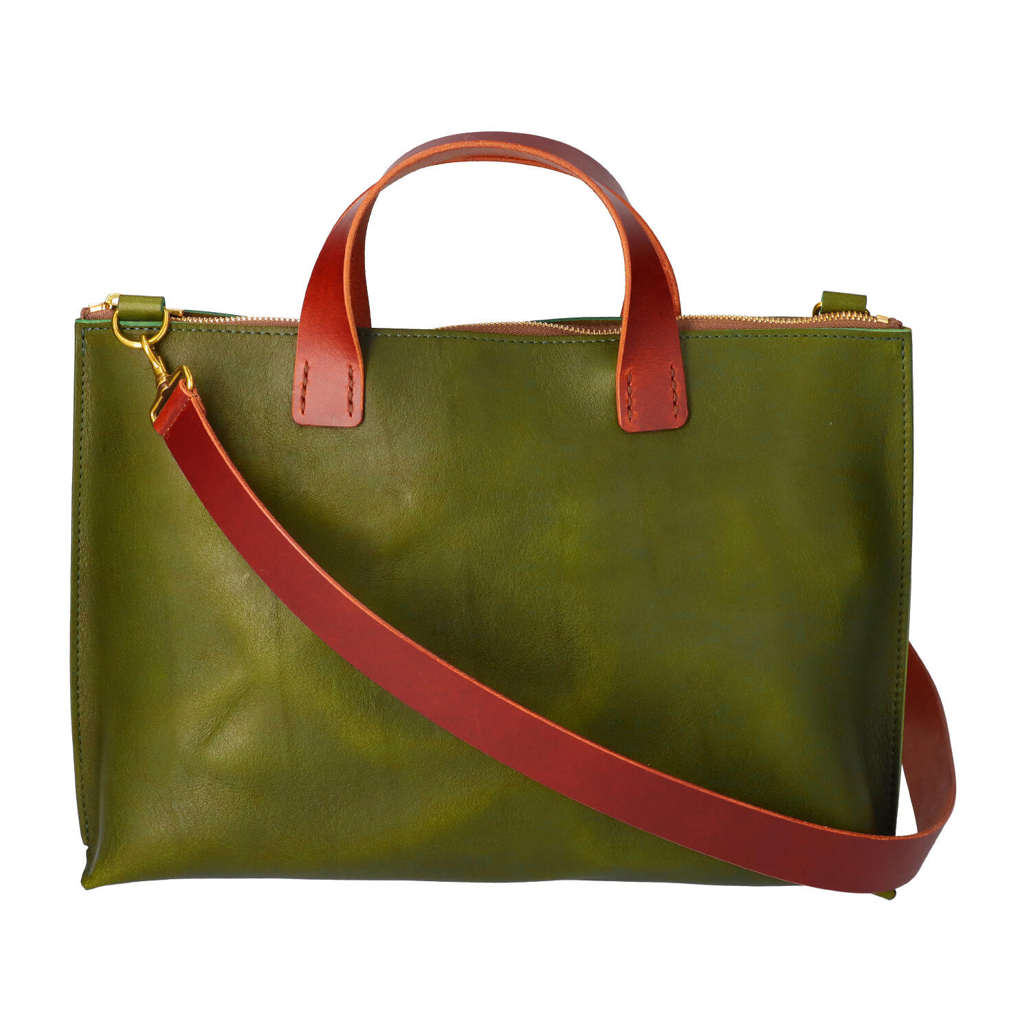 栃木レザー ウォッシュ加工 2Way ブリーフバッグ | 株式会社 三竹産業