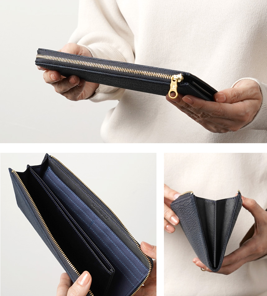 SHARK シャーク｜L字ファスナーマチ付き長財布＜全4色＞ | HIRAMEKI