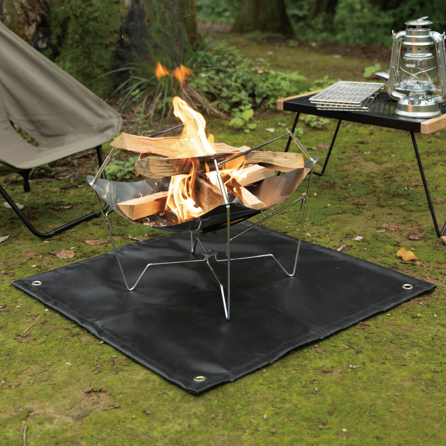 焚き火シート SIL【バーベキュー】 | 株式会社カワセ