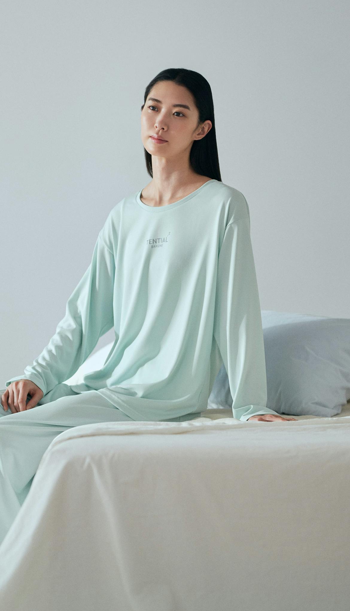 BAKUNE Dry Women's 上下セット（長袖Tシャツ・ロングパンツ）_25SS