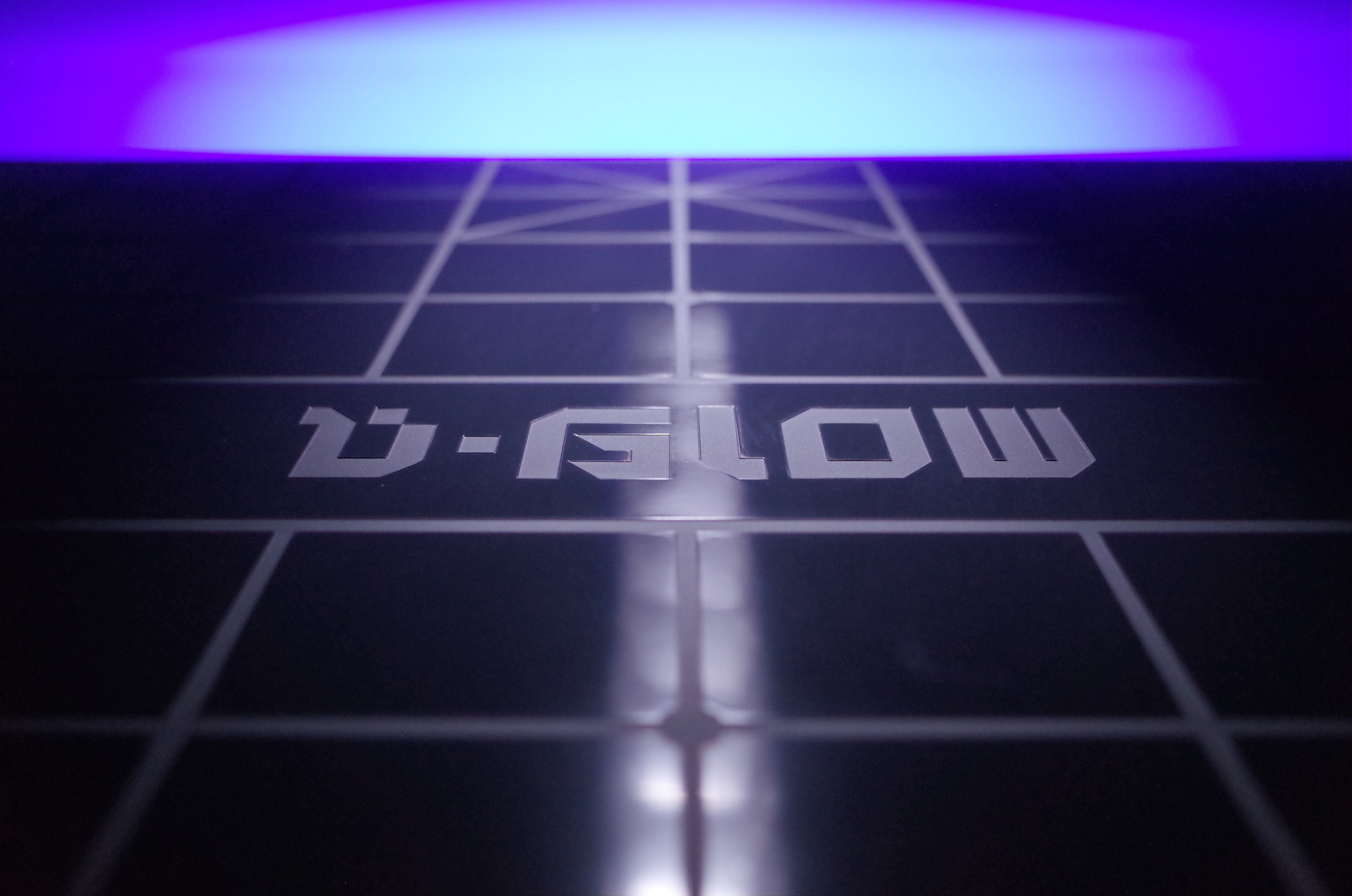 D-GLOW 氷晶 - ICE SPEED【ガラス製マウスパッド】