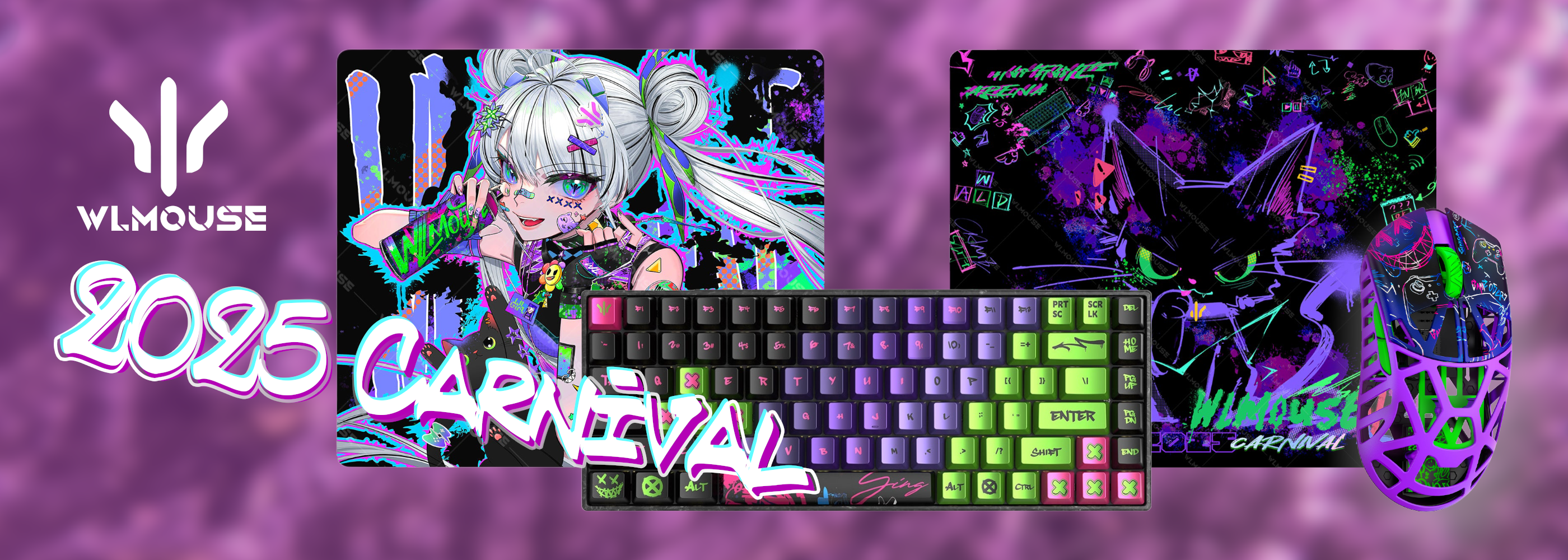 神成きゅぴ ぶいすぽっ！ゲーミングキーボード 神成きゅぴ