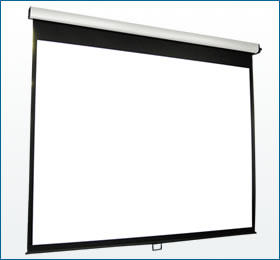 スプリング巻上スクリーン KMVL | ケイアイシー｜プロジェクター