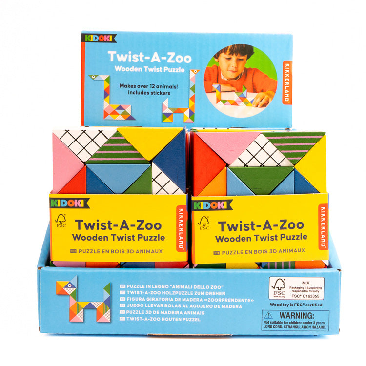 Kidoki Twist-A-Zoo – Kikkerland Design Inc