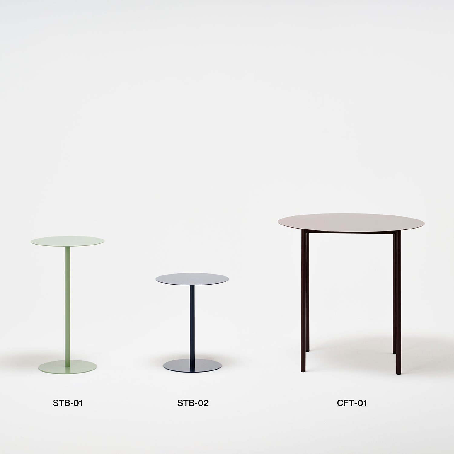 カフェテーブル - 01 - インダストリアルグリーン - KIT