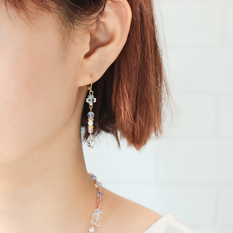 レシピNo.KR1023 チェコサザレのフレッシュスタイルネック＆ピアス